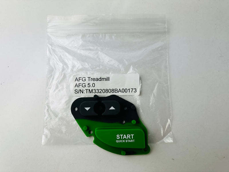 AFG 5.0 Treadmill Left Quick Start Rubber Key (KP56)