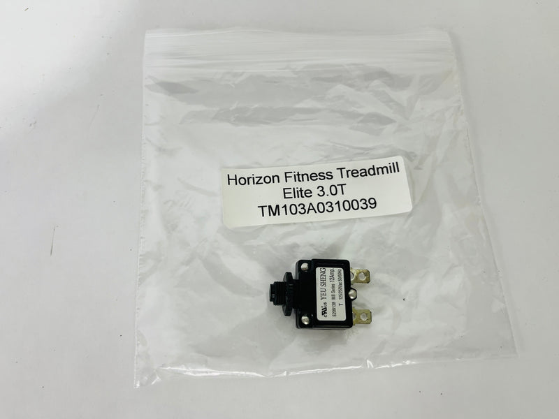 Horizon Fitness Elite 3.0T Treadmill Power Circuit Breaker E209138 (PP74)