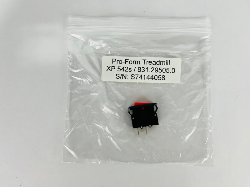 Pro-Form XP 542s 831.29505.0 Treadmill Power Switch On Off (PP115)