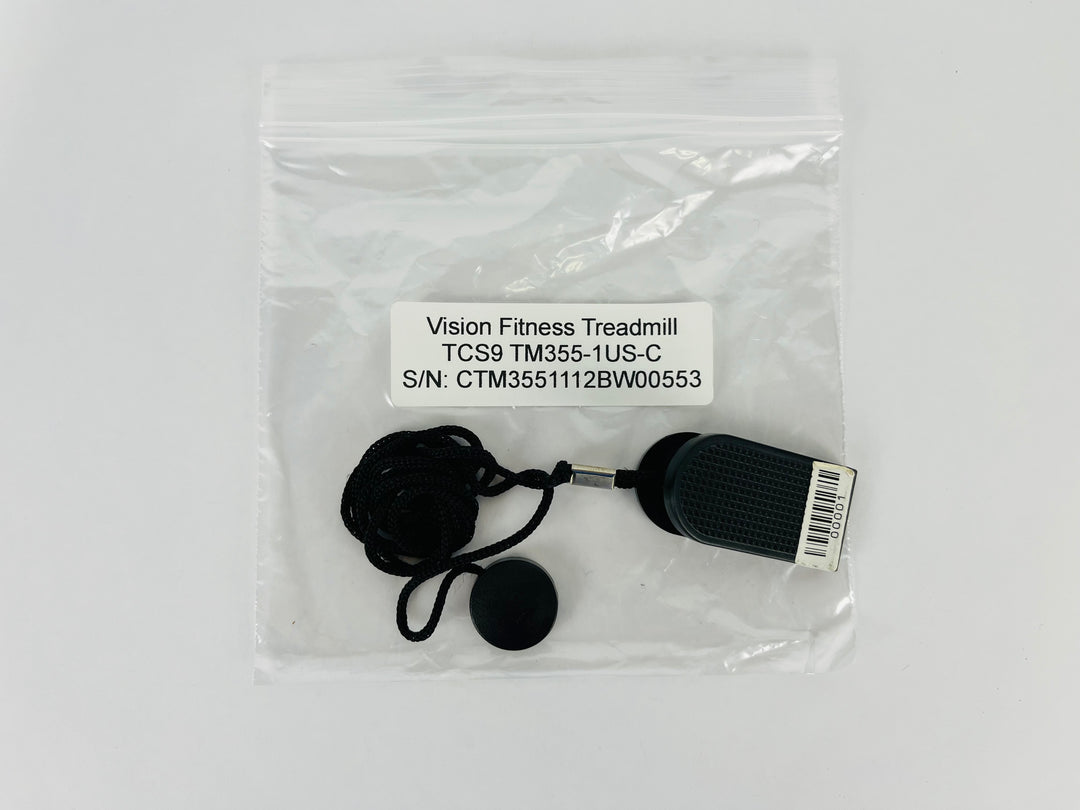 Vision Fitness TCS9 TM355-1US-C Treadmill Magnetic Safety Key Lanyard (SK150)