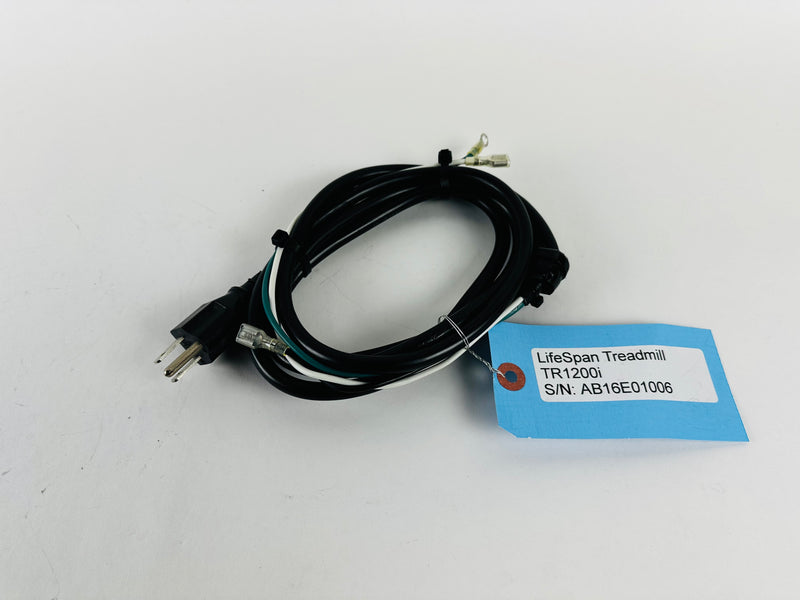 LifeSpan TR1200i Treadmill AC Power Supply Cable Line Cord (SC72)