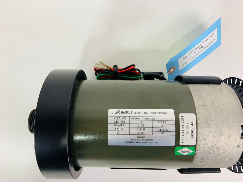 Spirit Fitness XT 185 Treadmill DC Drive Motor D9200011 G080554A (MP221)