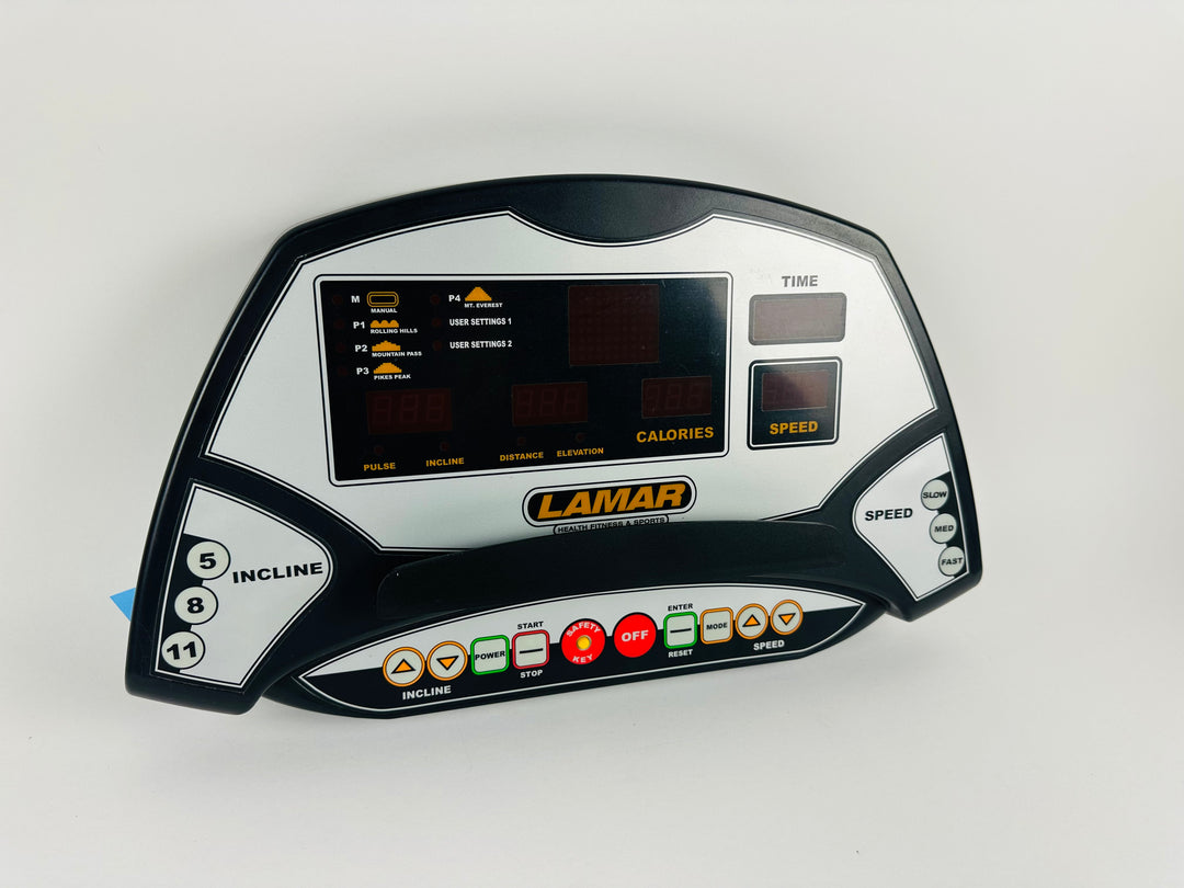 Lamar Hiker 0094104 Treadmill Display Console Panel (CP433)