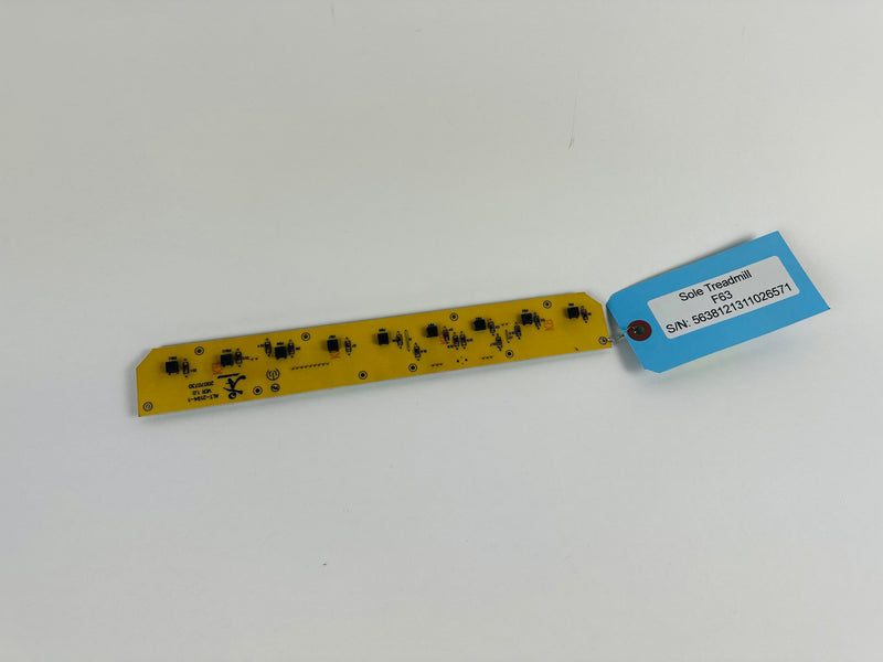 Sole Fitness F63 Treadmill Key OCB Console Board ALT-2194-1 (KP80)