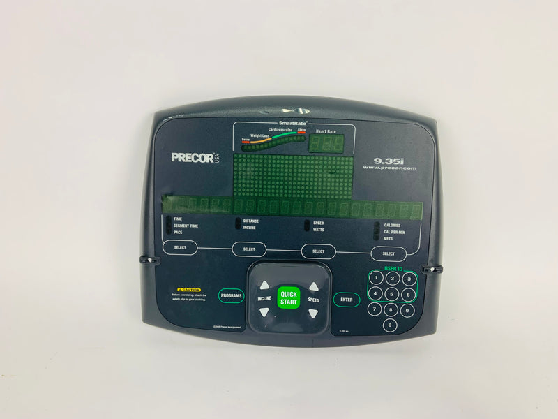 Precor 9.35i Treadmill Upper PCA Console Membrane Display 48802-102 (CP459)