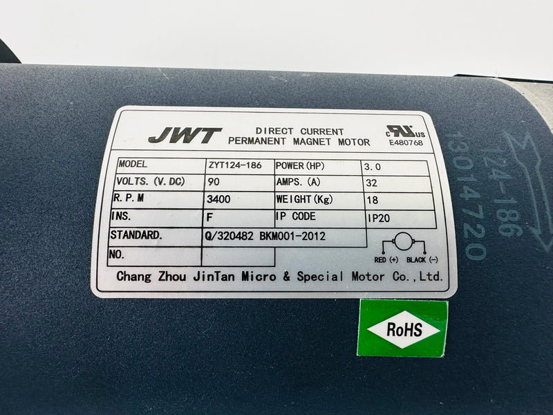 Bowflex BXT216 Treadmill DC Drive Motor ZYT124-186 3.0HP (MP185)