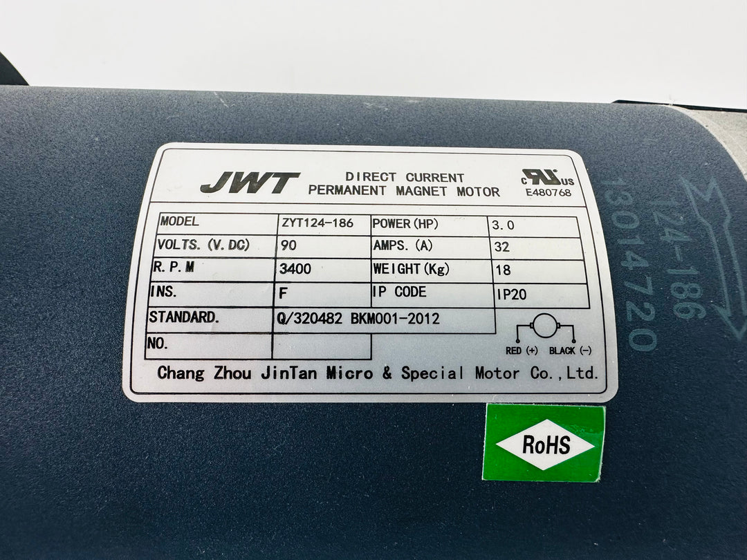 Bowflex BXT216 Treadmill DC Drive Motor ZYT124-186 3.0HP (MP185)