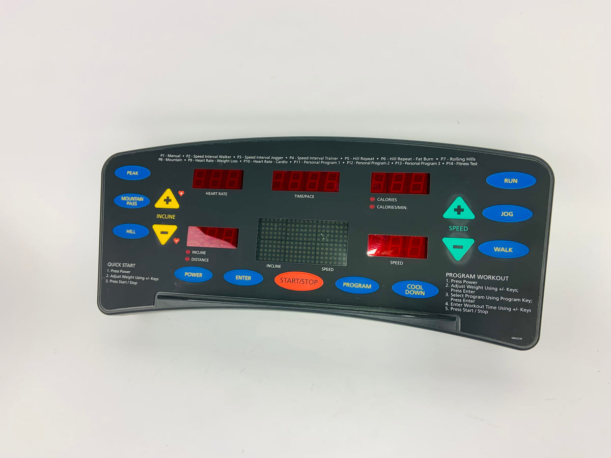 TrimLine T370HR.1 Treadmill Display Console Panel (CP627)