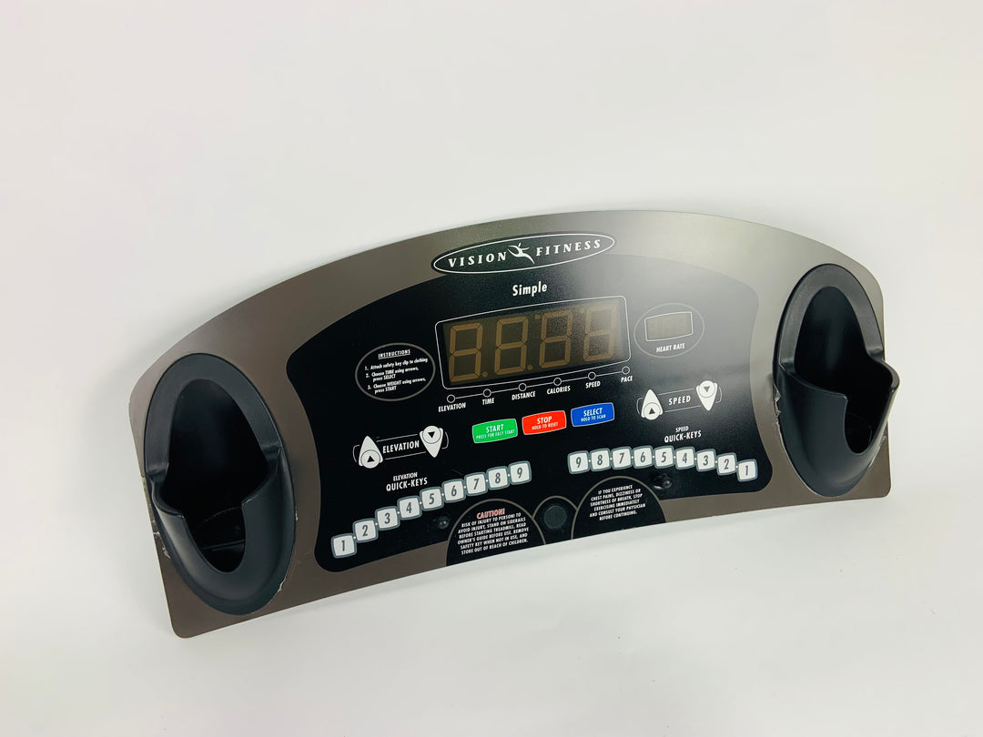 Vision Fitness TF92006 Treadmill Display Console Panel (CP447)