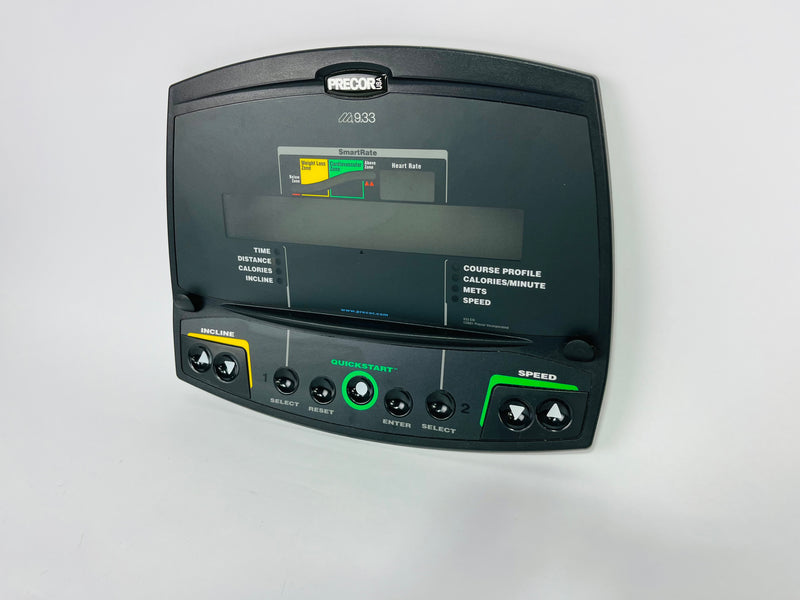 Precor M9.33 Treadmill Console Overlay 44336-103 (KP121)