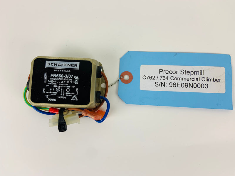 Precor C762 764 Stepper Step Power Supply EMI Line Input Filter FN660-3/07(EP40)