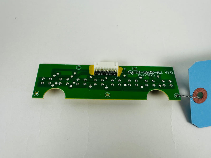 Sole Fitness F63 Treadmill PCB F-Key Board YJ-5962-K2 (KP78)