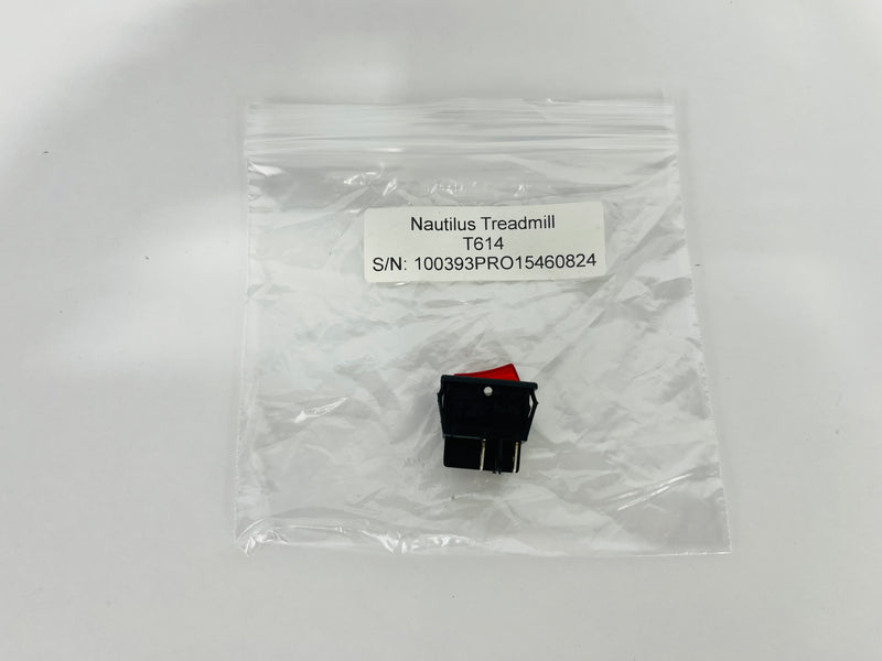 Nautilus T614 Treadmill Power Switch On Off (PP167)