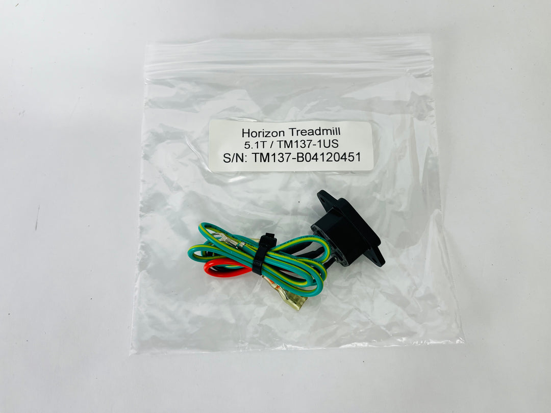 Horizon Fitness 5.1T TM137-1US Treadmill Power Entry Socket Input Module Set (PP71)