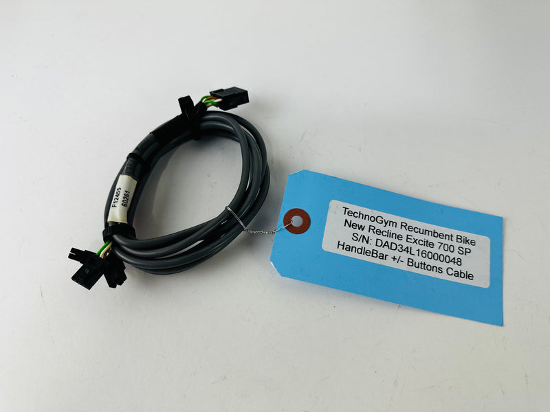 TechnoGym New Recline Excite 700SP Recumbent Bike HandleBar Button Cable (DC248)