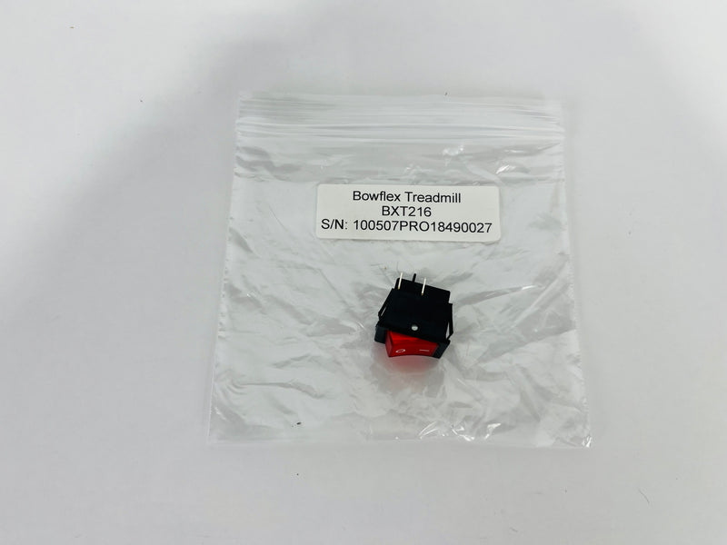 Bowflex BXT216 Treadmill Power Switch On Off (PP159)