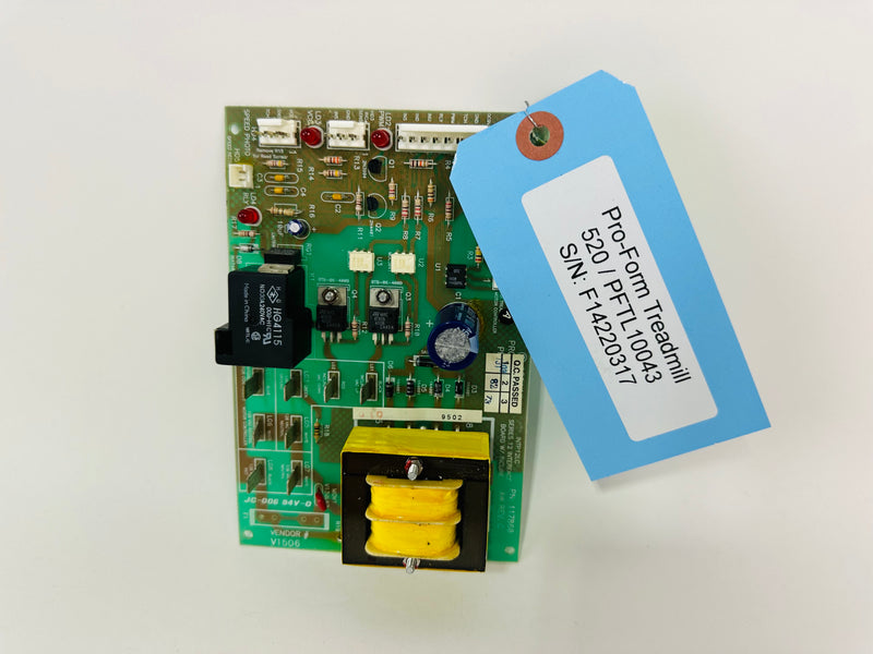 Pro-Form 520 PFTL10043 Treadmill Lower Motor Control Board 117860 (BP397)