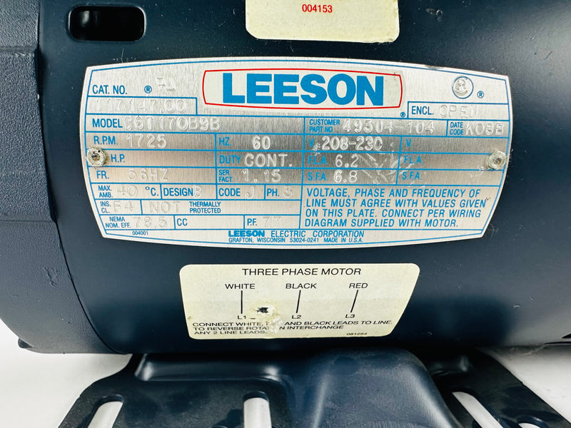 Precor 932i 946i Treadmill AC Drive Motor C6T170B9B 35918101 48697105 (MP45)