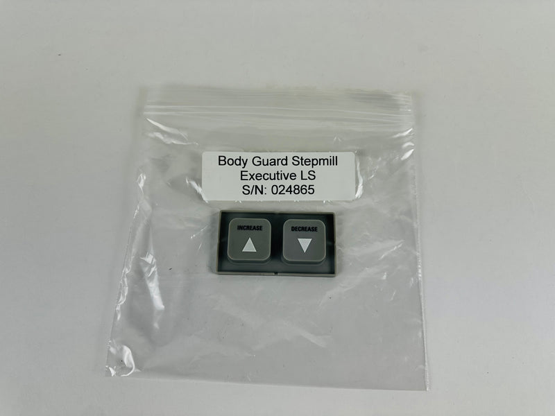 BodyGuard Executive LS Stepmill Rubber Button Set Increase Decrease (KP84)