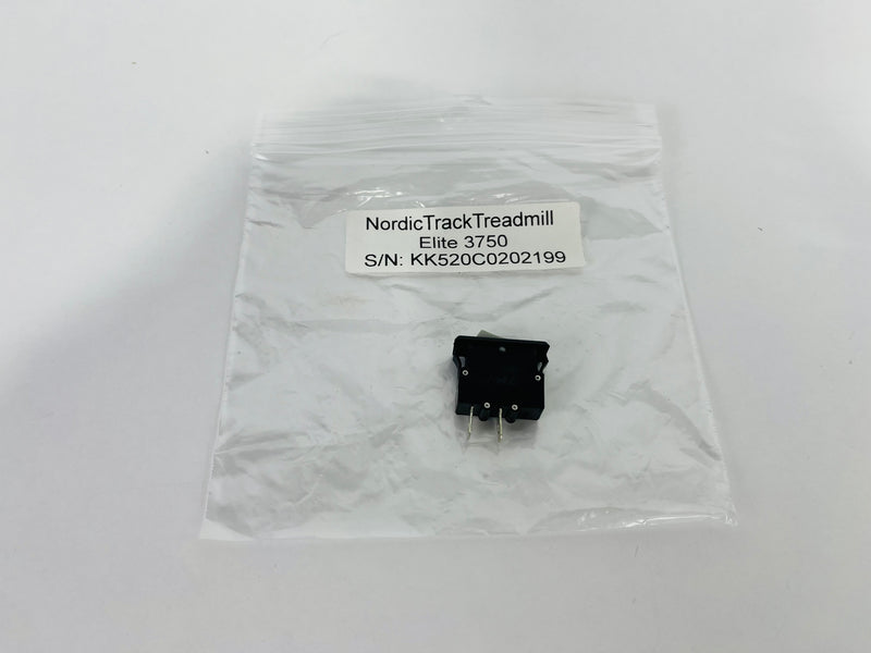 NordicTrack 3750 Elite Treadmill Power Switch On Off (PP168)
