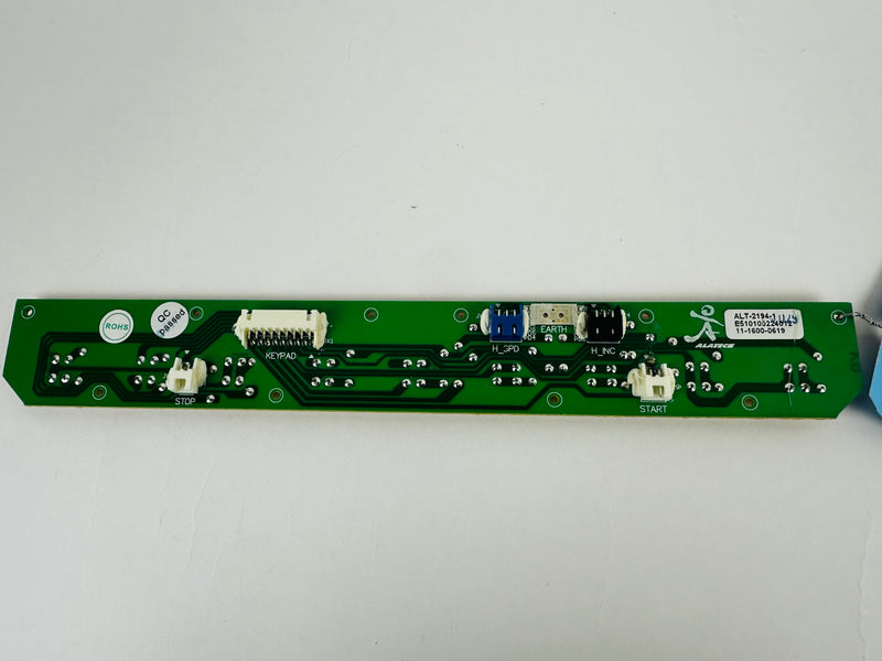 Sole Fitness F63 Treadmill Key OCB Console Board ALT-2194-1 (KP80)