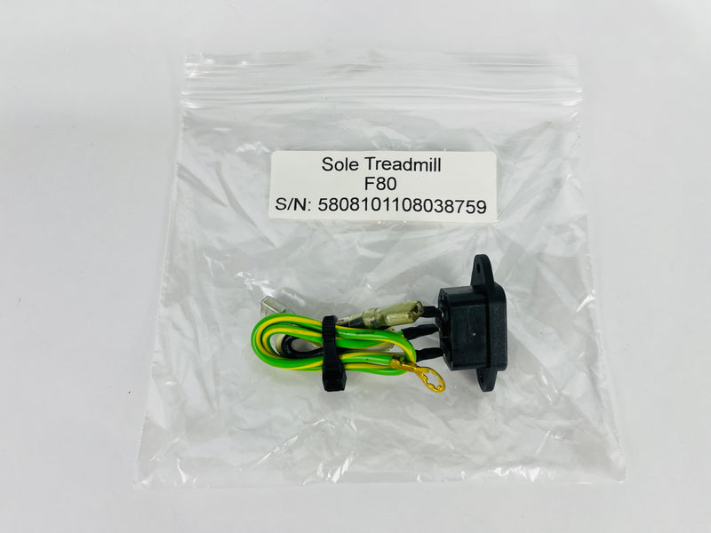 Sole Fitness F80 Treadmill Power Entry Socket Input Module Set (PP104)