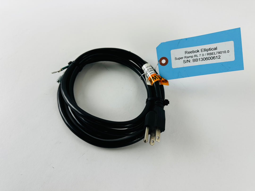 Reebok Super Ramp RL 7.0 Elliptical AC Power Supply Cable Line Cord (SC63)
