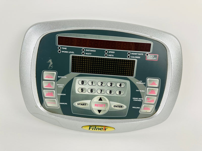 Fitnex Upright Bike Upper Display Console Screen B14012030013 (CP128)