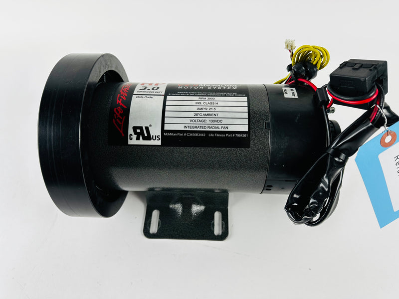 Life Fitness Treadmill 3.0HP DC Drive Motor C3456B3442 7964201 Refurbished (MP181)