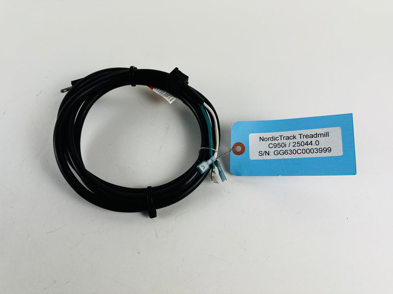 NordicTrack C950i 25044 Treadmill AC Power Supply Cable Line Cord (SC128)