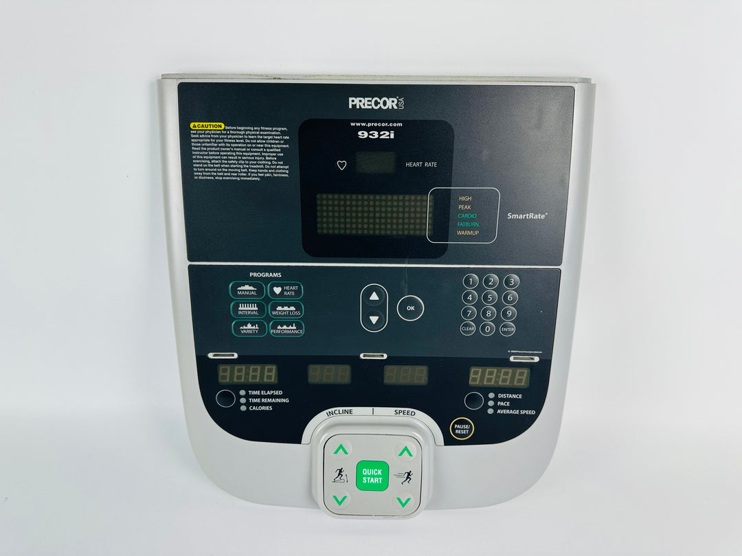 Precor 932i 946i Commercial Treadmill Display Console (CP265)