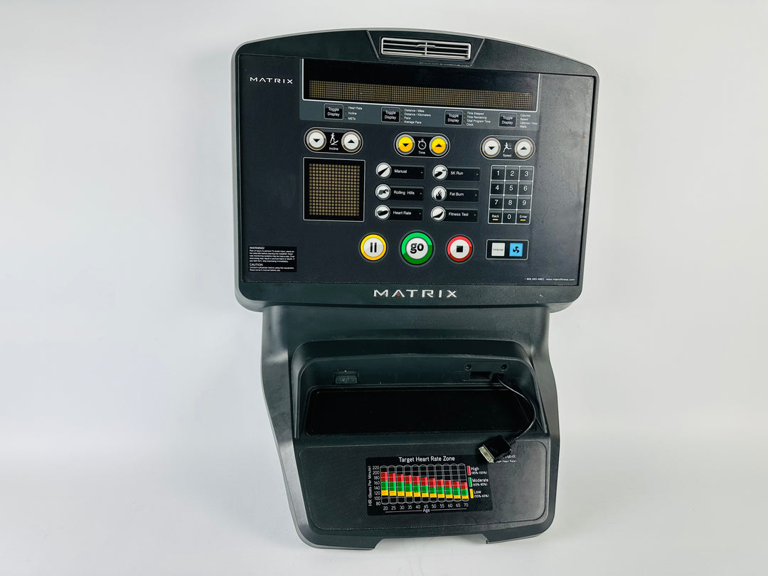 Matrix Fitness T-5X-7X-03-F Treadmill Display Console Panel (CP337)