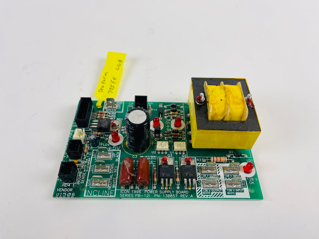 ProForm 725EX 625EX EXP1000X Treadmill Power Supply Board 130857 (BP10