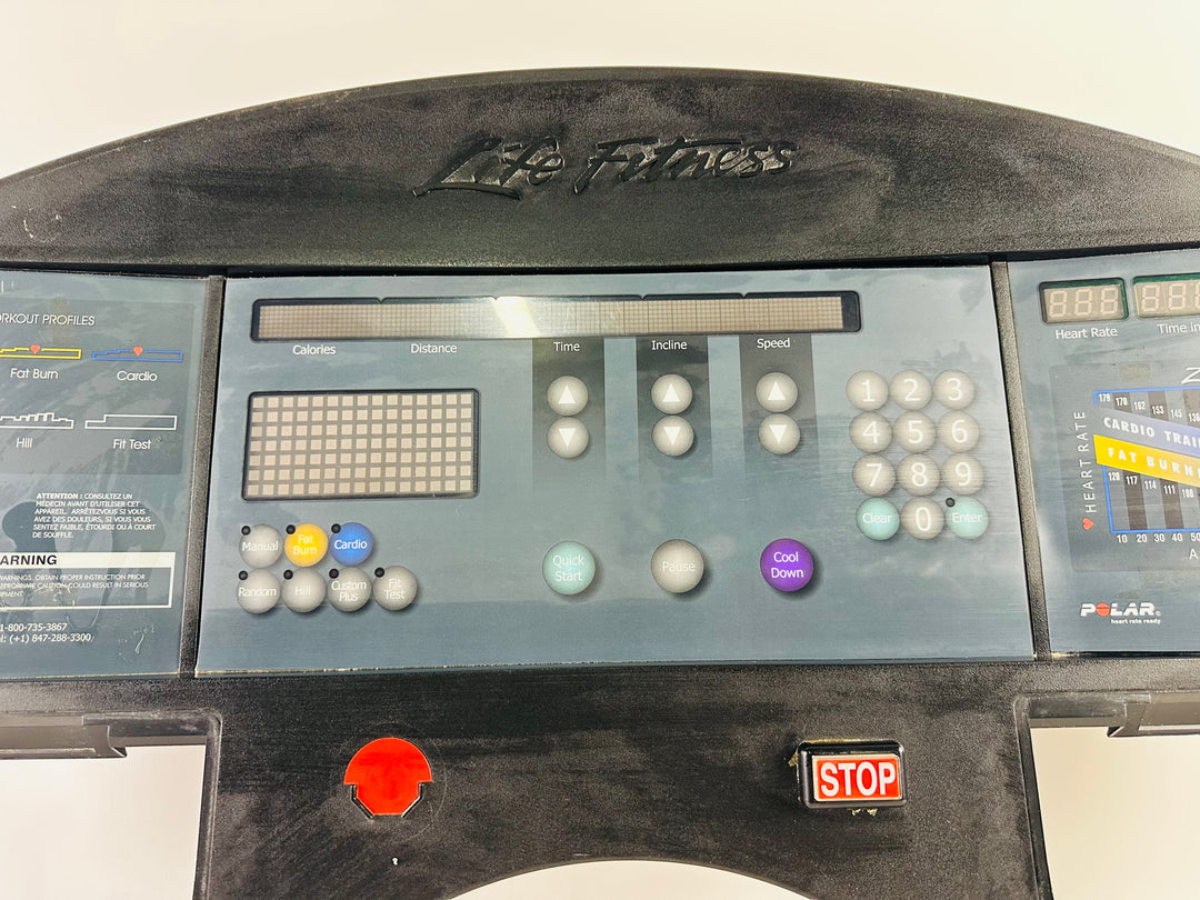 Life Fitness TR 95S TR95 TR9500 Treadmill Console Display Control Pane