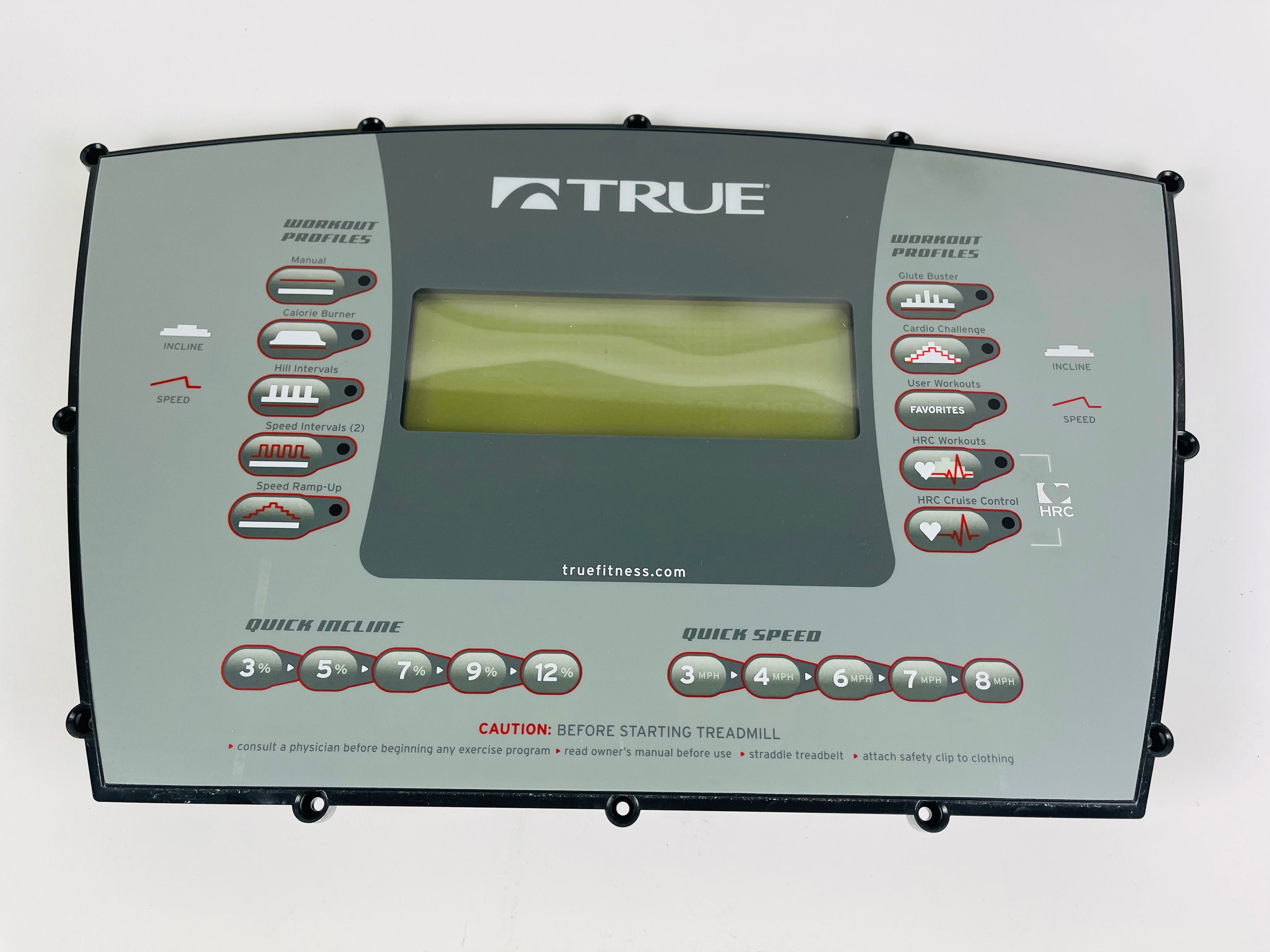 True Fitness Performance Series PS100 Treadmill Display Console Panel