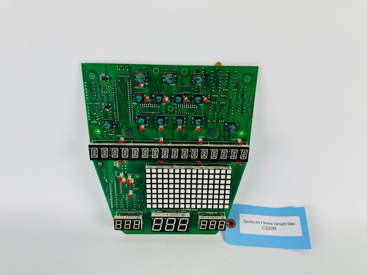 SportsArt C520R Recumbent Bike Display Console Board (CP304)