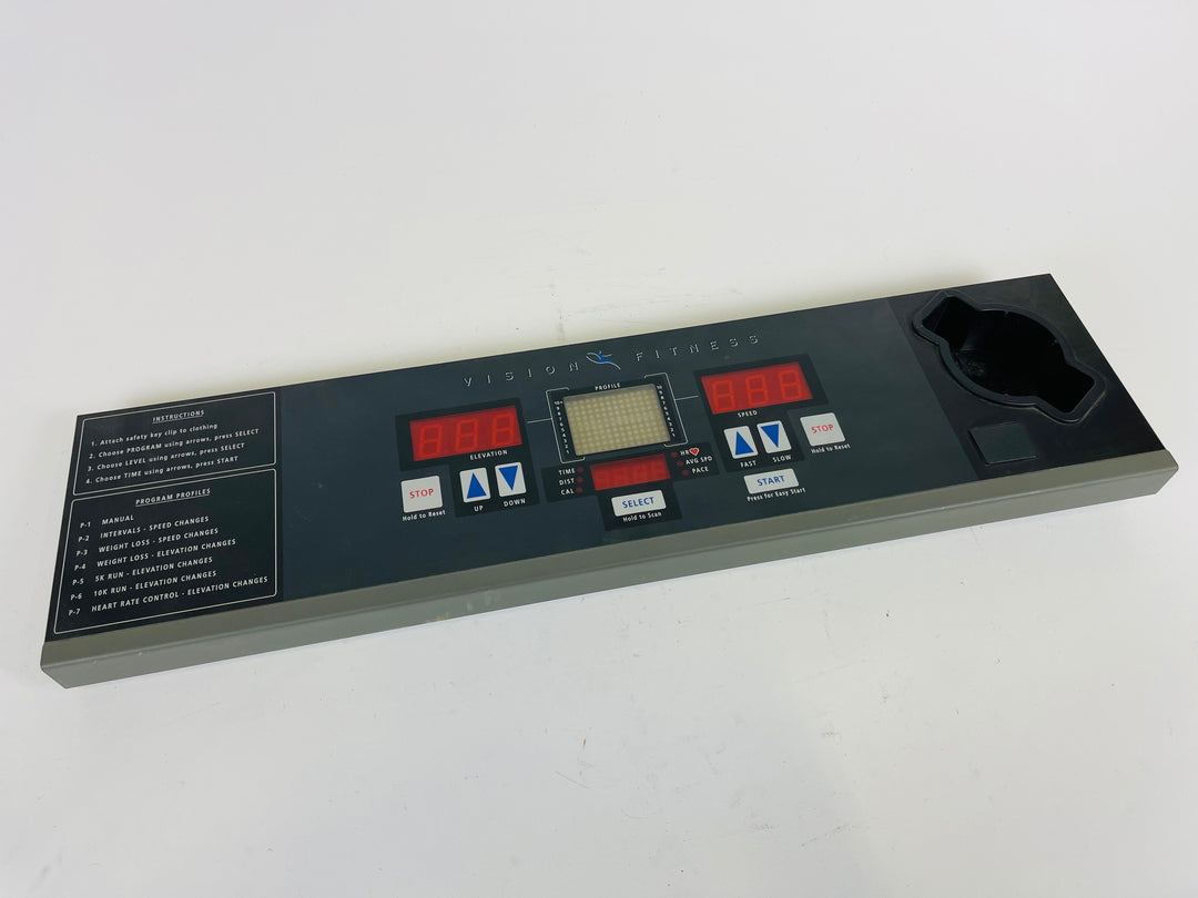 Vision Fitness T8500 Treadmill Control Panel (CP66)