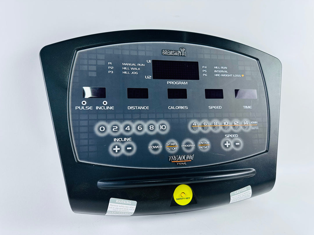 Bremshey TR Trail Treadmill Display Console Panel (CP214)