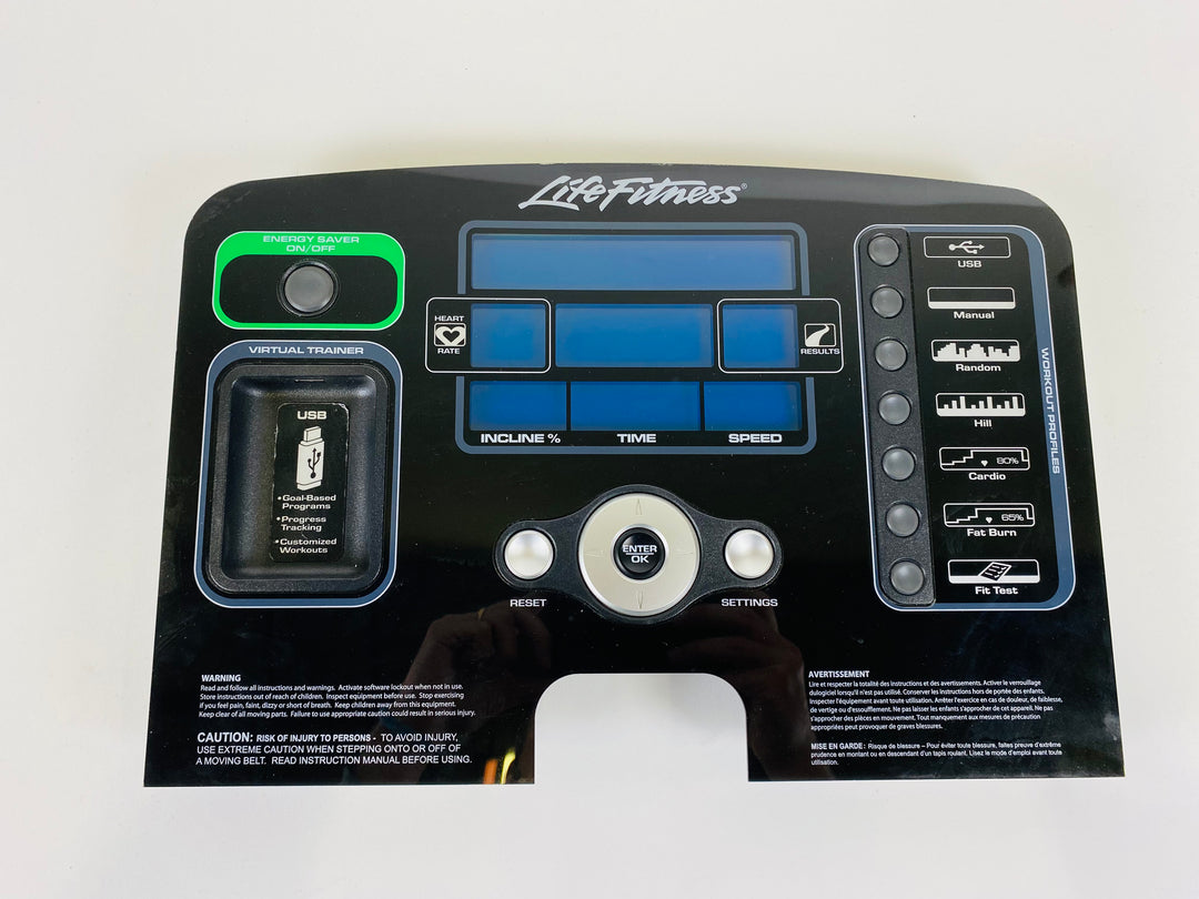 Life Fitness (FTR) Treadmill Display Console Panel (CP5)