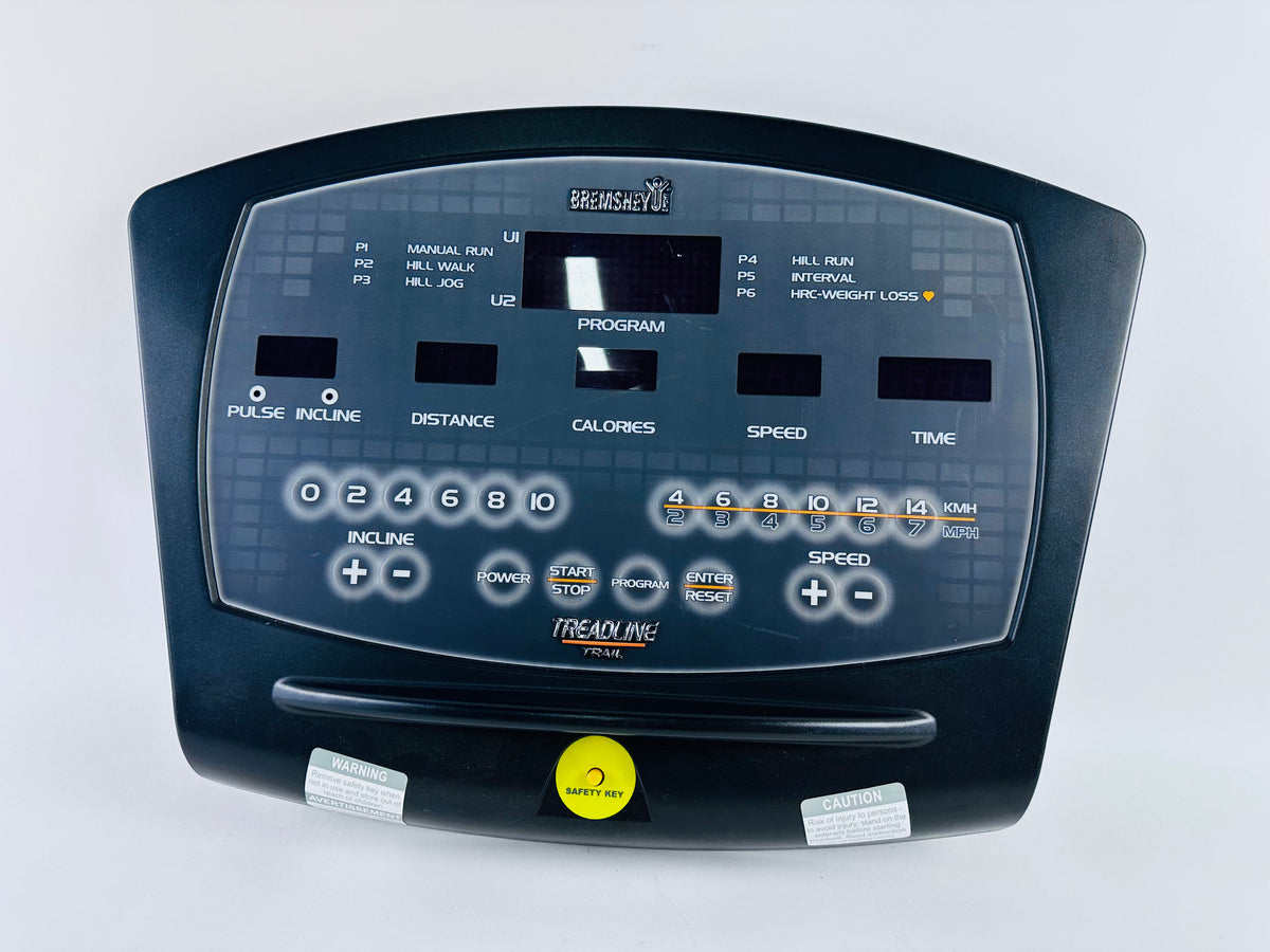 Bremshey TR Trail Treadmill Display Console Panel (CP214)