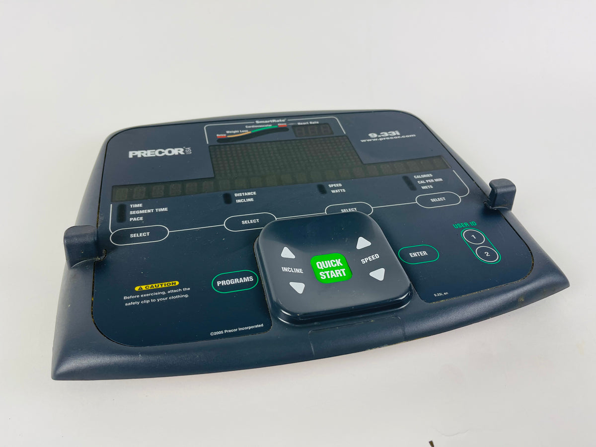 Precor 9.33i Stone Gray Treadmill Display Console Panel (CP164)